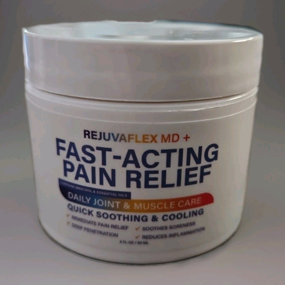 Rejuvaflex MD + Fast Acting Pain Relief Muscle And Joints Exp 12/27 Sealed